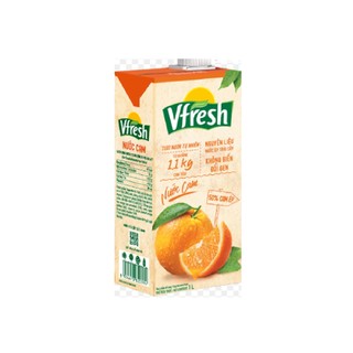 NƯỚC VFRESH CAM ÉP NECTA 50% - HỘP GIẤY 1L
