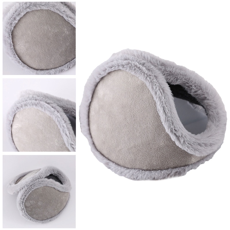 Ygt Chụp Tai Giữ Ấm Mùa Đông Bằng Vải Nhung Phối Lông Cừu Dày Dặn Thời Trang Cho Nam Và Nữ