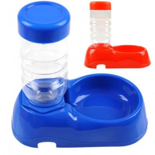 Orgo- Bình nước tự động cho chó mèo dạng khay uống đơn đặt nền kèm bình phù hợp chó mèo dưới 5kg