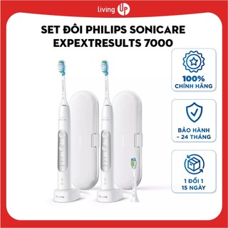 Set 2 bàn chải điện Philips Sonicare 7000 ExpertResults - Bảo hành 2 năm