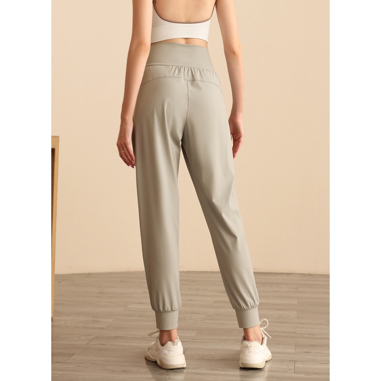 Wmuncc Quần Legging Thể Thao Lưng Cao Dáng Suông Mau Khô Thoáng Khí Thời Trang Cho Nữ