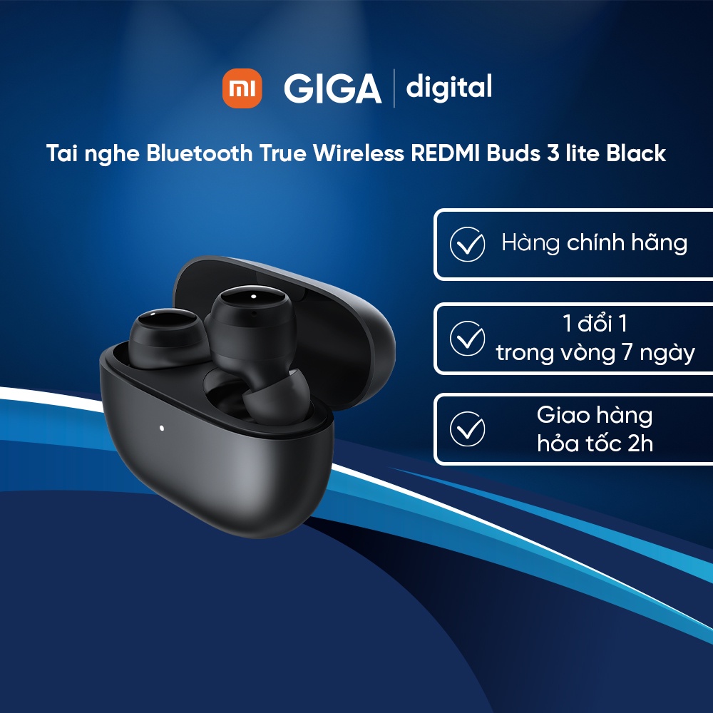 Tai nghe Bluetooth True Wireless REDMI Buds 3 lite Black