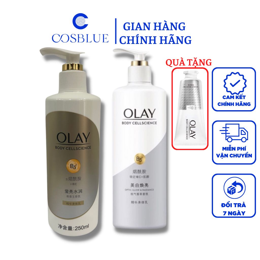 Sữa Dưỡng Thể Olay B3 Retinol - Olay Bright Ultra Whitening dưỡng trắng body