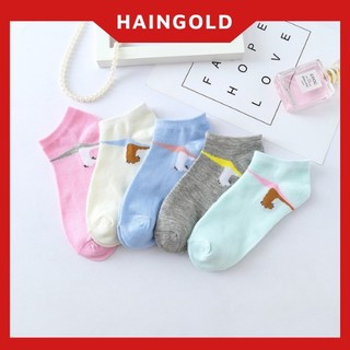 Tất vớ ngắn cổ thấp họa tiết