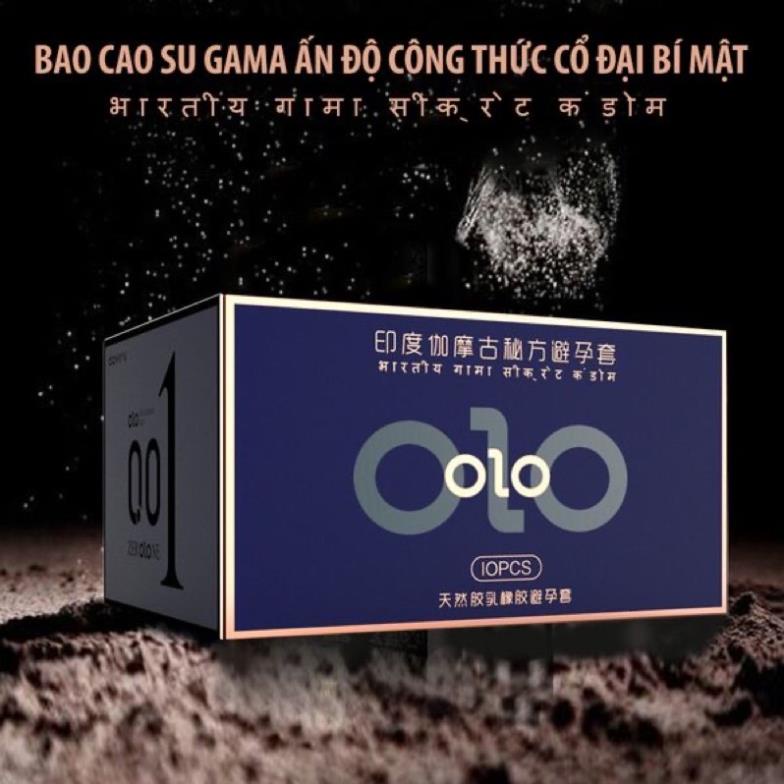 Bao cao su OLO Indian Gamma Delay Blue, , siêu mỏng 001, kéo dài thời gian quan hệ, hàng chính hãng