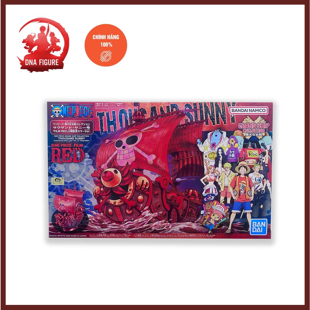 Mô hình lắp ráp chính hãng BANDAI One Piece Great Ship Collection Thousand Sunny "FILM RED"