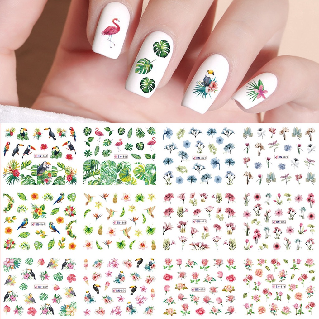 Miếng Dán Trang Trí Móng Tay Không Mùi An Toàn Cho Nữ Sử Dụng Hàng Ngày