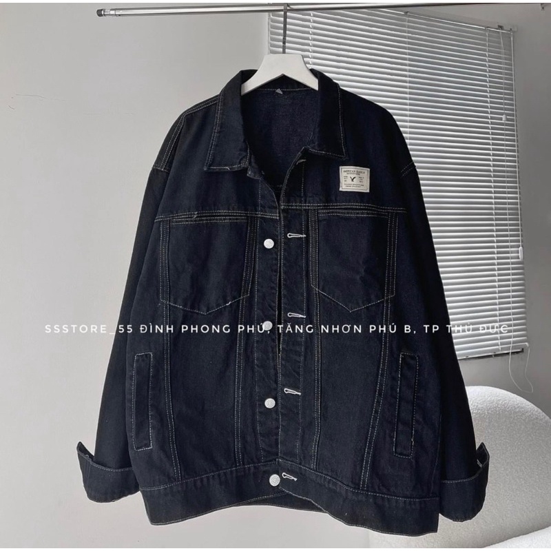 Áo Jean Logo Trắng