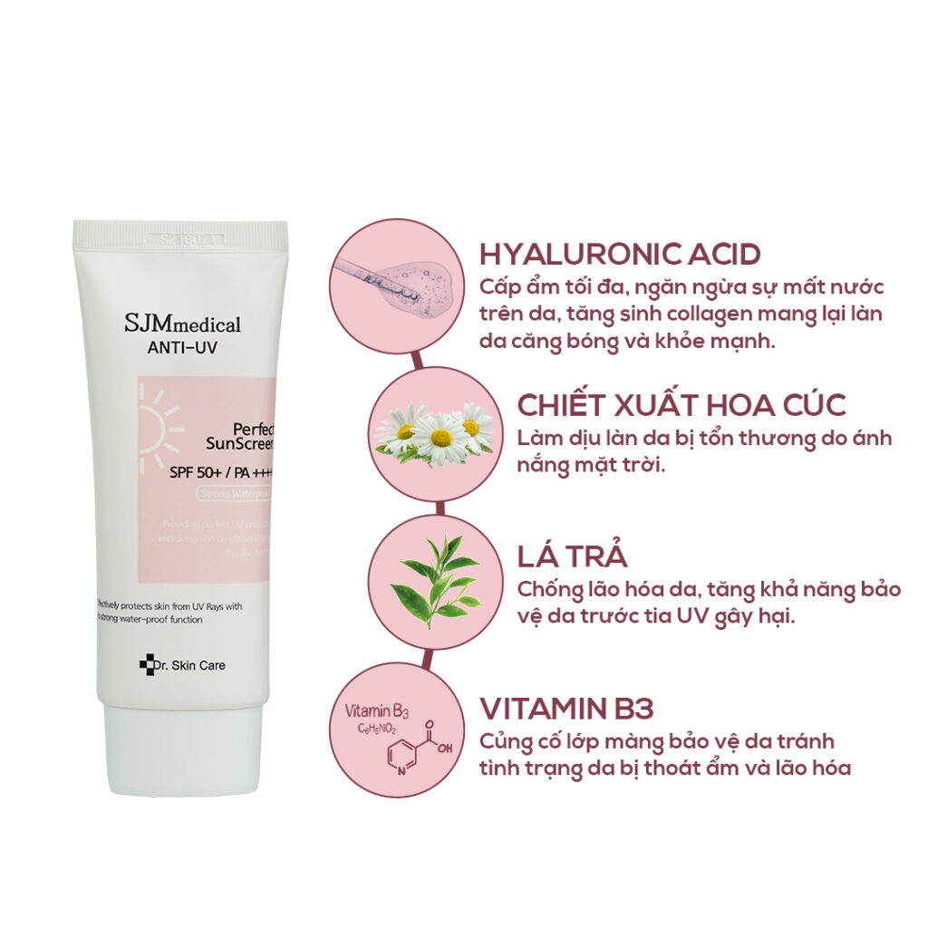 Kem Chống nắng SJM Medical Anti UV Suncream 60g