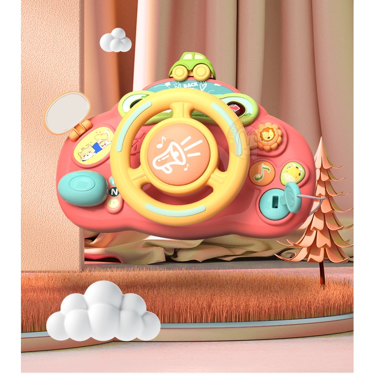 Vô Lăng Xe Hơi Đồ Chơi Có Nhạc Cho Bé