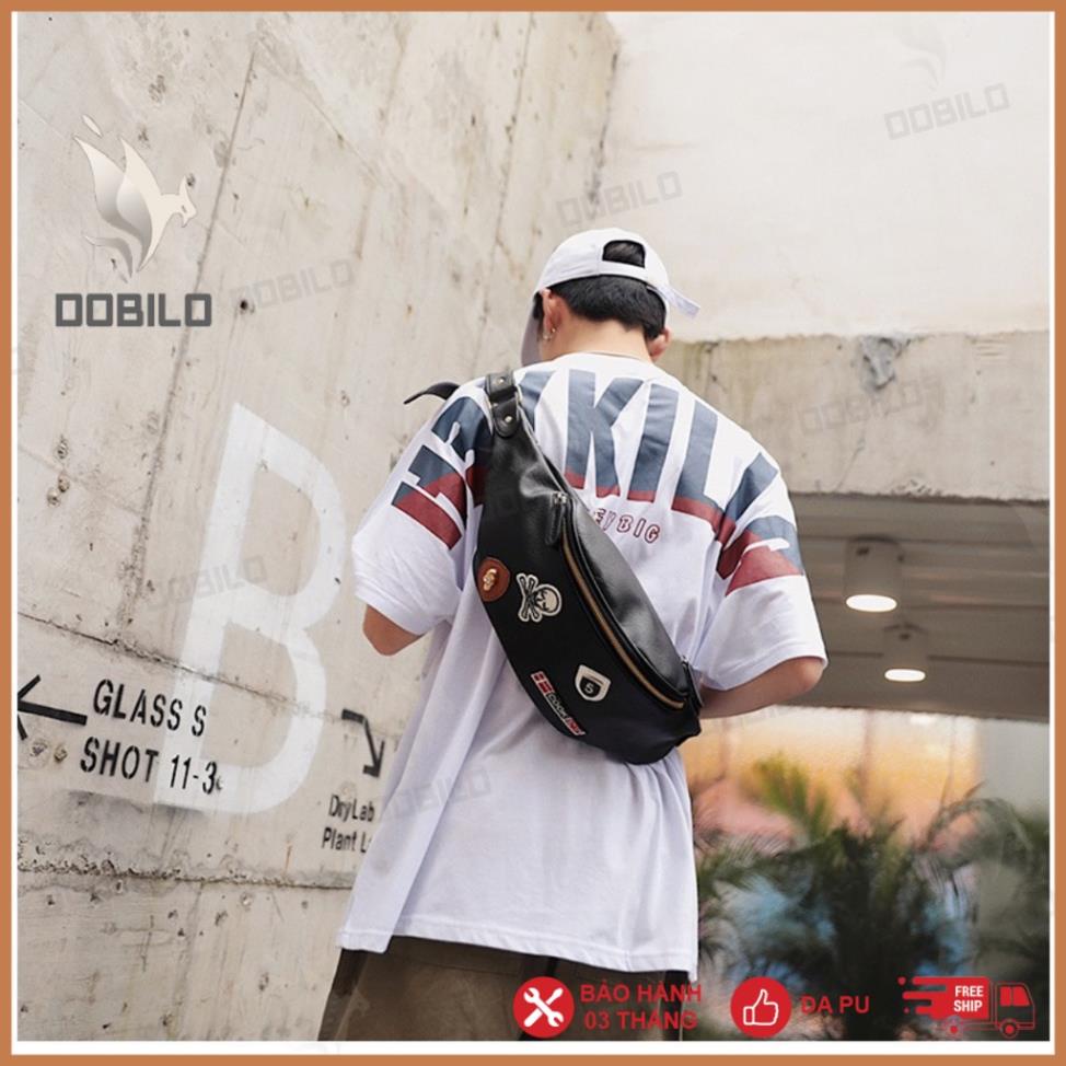 Túi Đeo Chéo Da Nam Nữ Thời Trang DOBILO - Da Pu Chống Nước Bg07