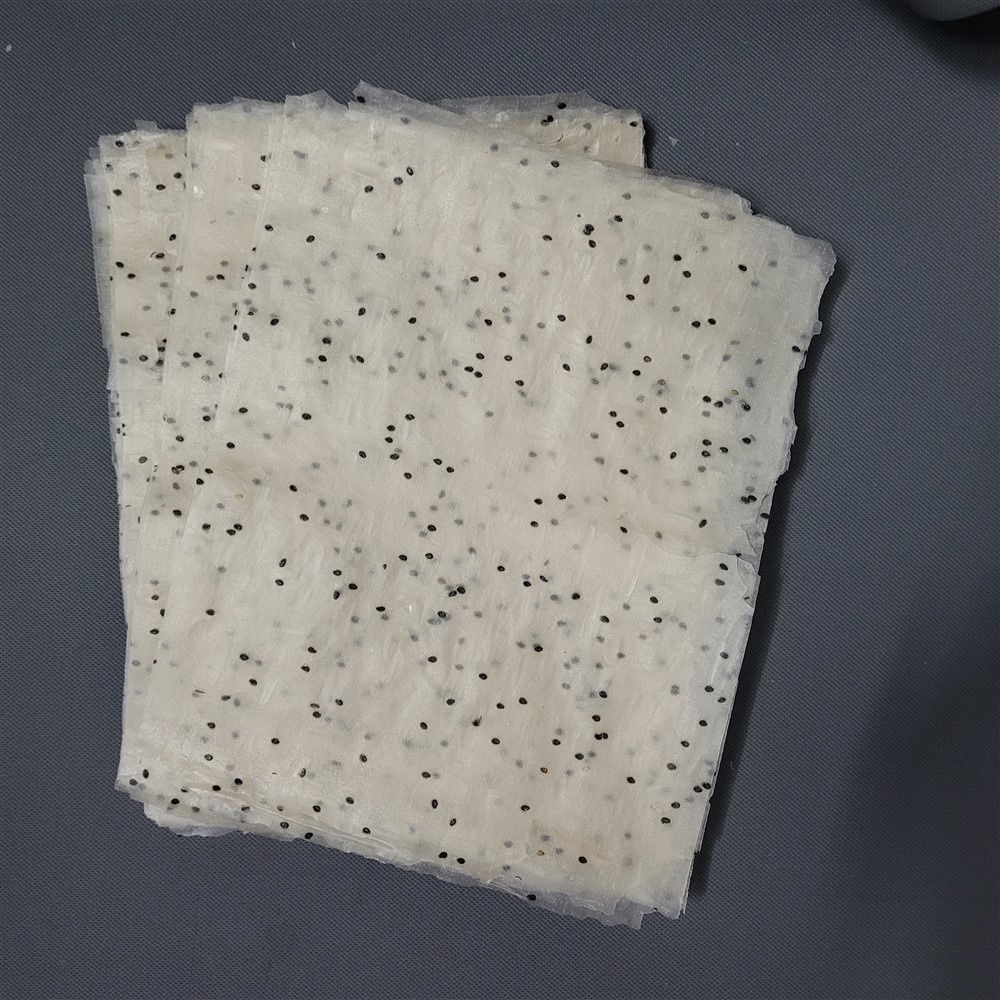 Túi 1KG bánh tráng gạo mè đen cuốn chiên gì cũng ngon 50 lá Đà Nẵng