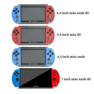 Máy chơi game cầm tay, máy game X7  trợ trò chơi 8/16/32/64/128 bit và hơn 1.000 trò chơi.