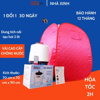Lều Xông Hơi SeKa Tự Bung Cao Cấp + Nồi Xông Hơi Điện Khử Trùng Cơ Thể