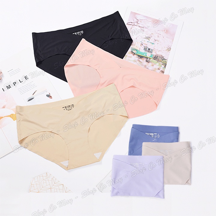 Quần lót bầu cạp chéo su đúc mịn mát ảnh thật