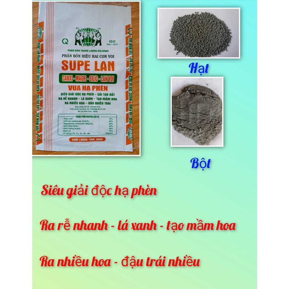 (1KG) Phân super lân dùng ủ phân bón gốc hạ phèn (gói 1 kg tách lẻ từ bao 50kg)