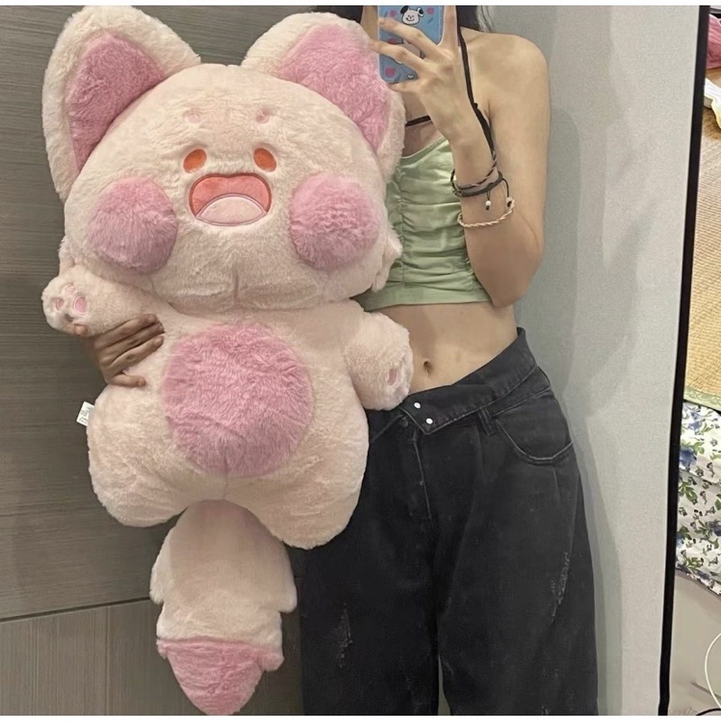 Gấu bông mèo Dudu hoạt hình đáng yêu, mèo Đu đu nhồi bông size 60