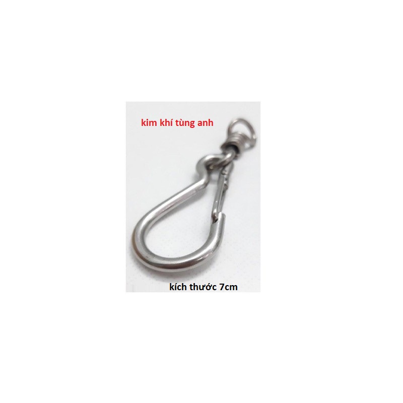 Móc khóa , móc cài treo chìa khóa 4 size Inox 304 Cao Cấp TA4