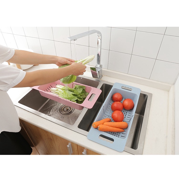 Khay gác bồn rửa bát thông mình Việt Nhật (điều chỉnh được chiều dài)