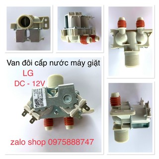 Van đôi cấp nước máy giặt lg dc-12v