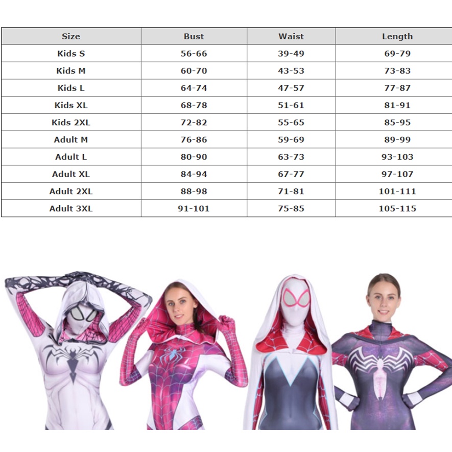 Áo liền quần Hoá Trang Venom Cho Nữ