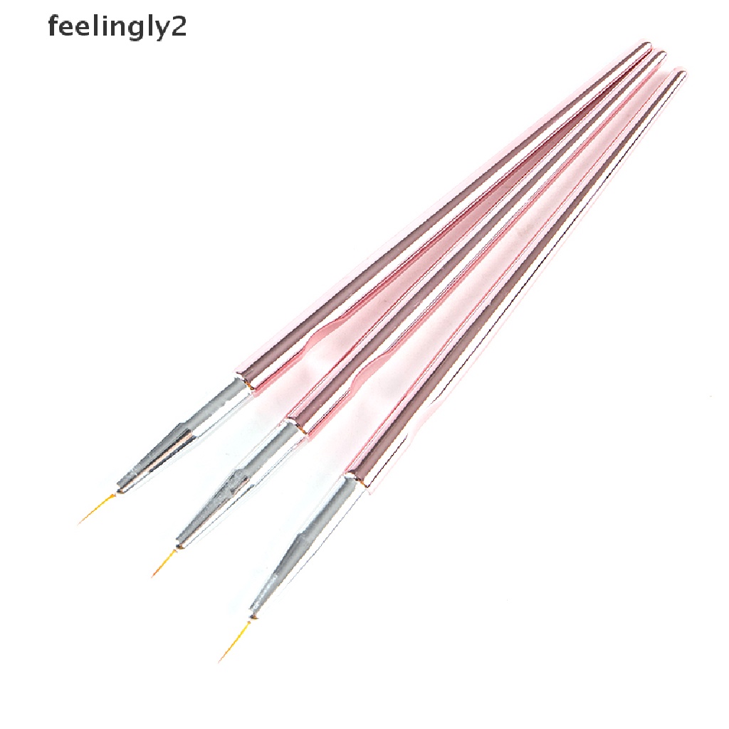 Set 3 Bút Vẽ Móng Nghệ Thuật Đẹp Mắt Tiện Dụng