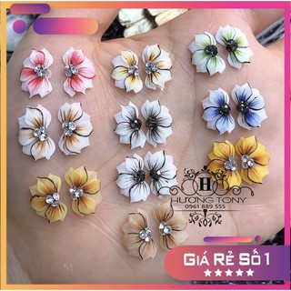 Nửa nhọn vẽ, hoa bột nail, phụ kiện nail