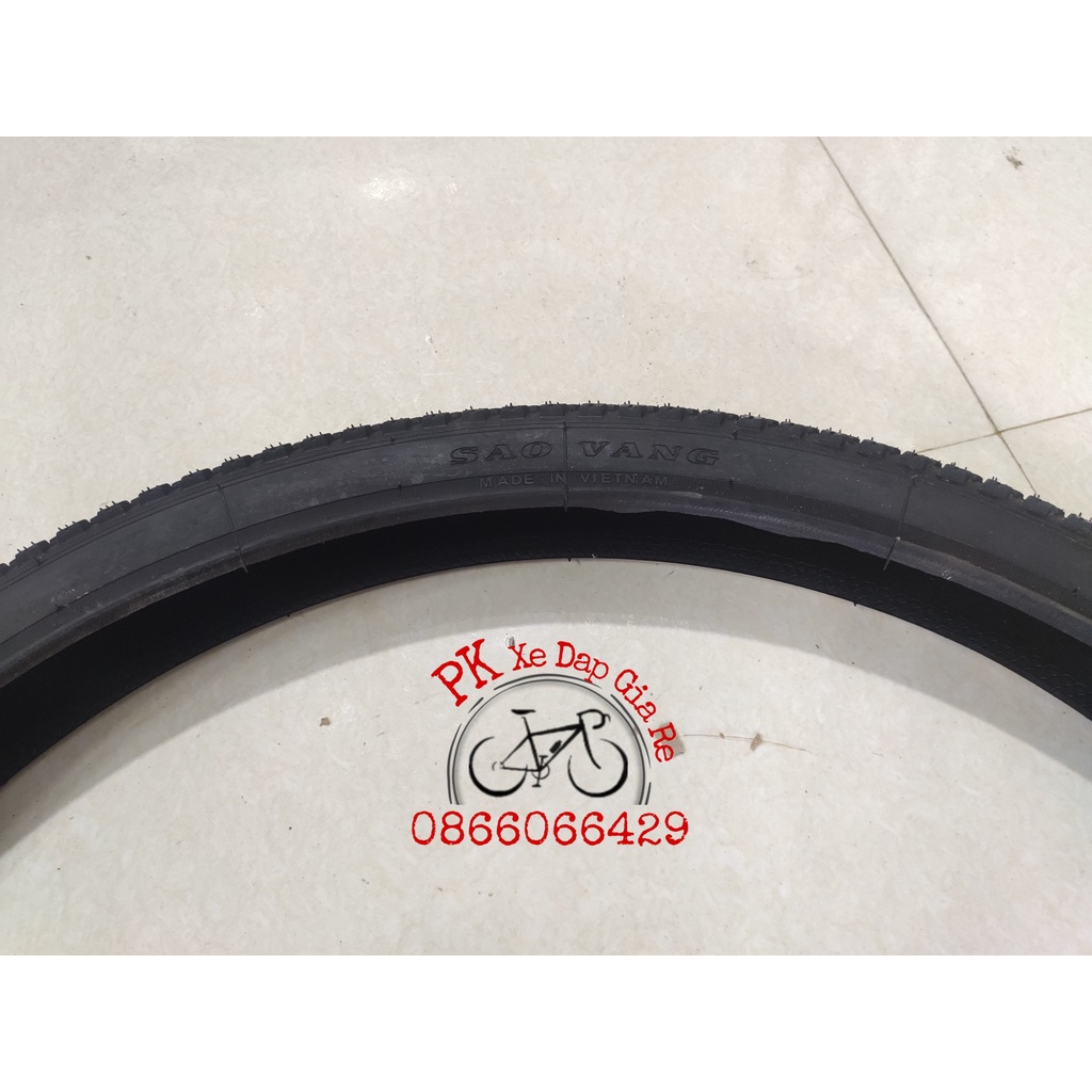 Săm lốp xe đạp địa hình bánh 20-24-26 inch, Vỏ ruột xe đạp địa hình Sao Vàng các cỡ