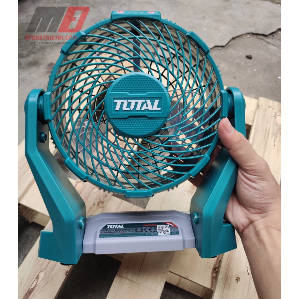 Quạt máy dùng pin 20V total 7 inch TFALI2007 ( không kèm pin và sạc )