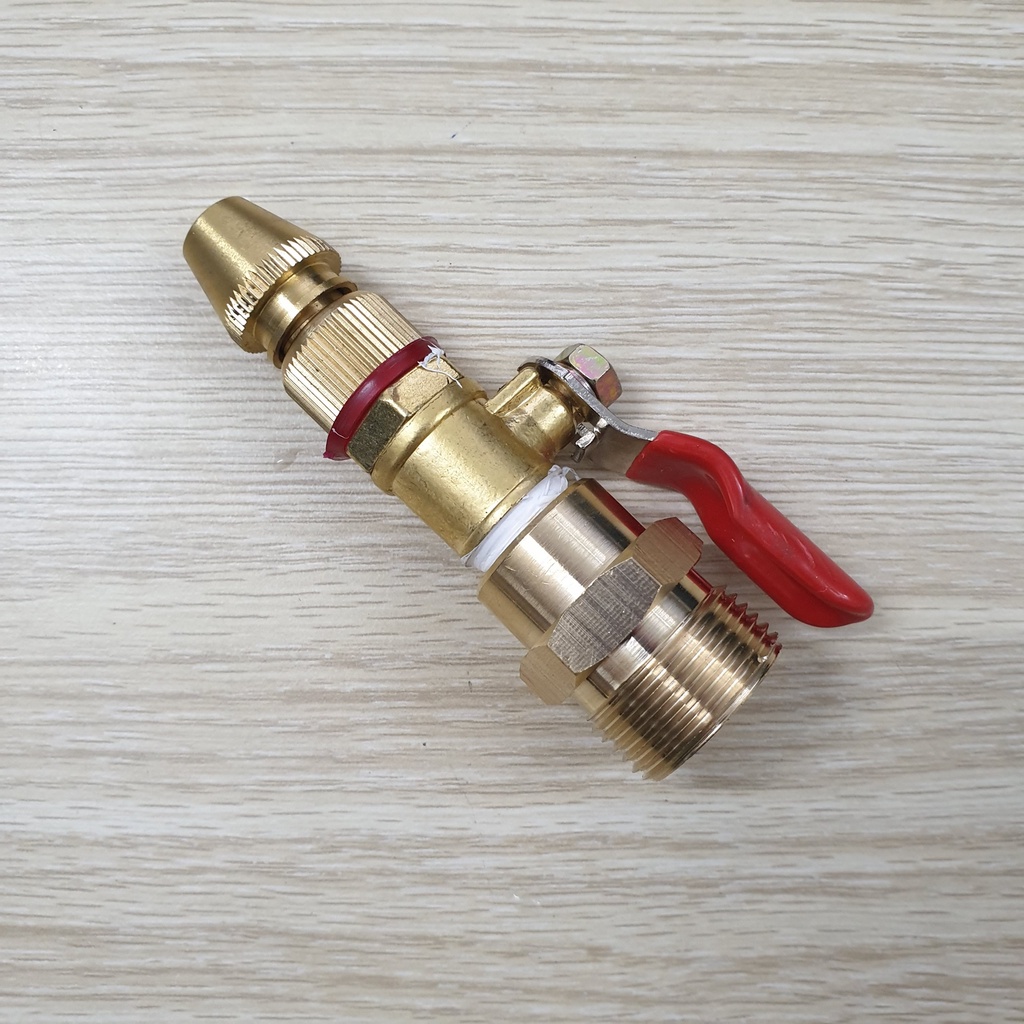 Bộ béc rửa máy lạnh thẳng (Béc hỏa tiễn - Có chỉnh tia)