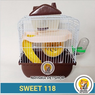 Image of Sweet 118 Kandang Hewan Hamster Tingkat 2 Lantai