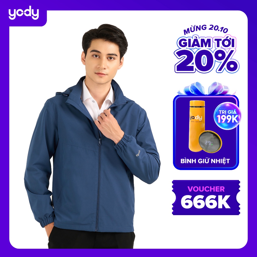 Áo Gió Nam YODY Năng Động, Cản Nước, Áo Khoác Nam 3c Plus Nhiều Màu Trẻ Trung AKPLUS