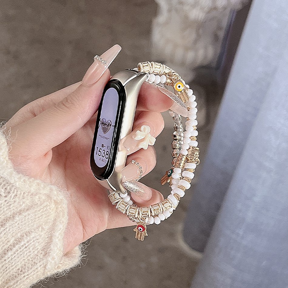Dây Đeo Thay Thế Dạng Chuỗi Hạt Thời Trang Bohemia Sáng Tạo Cho Xiaomi Mi Band 7 / 6 / 5 / 4 / 3