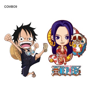 Hình Xăm Dán Anime One Piece Combo