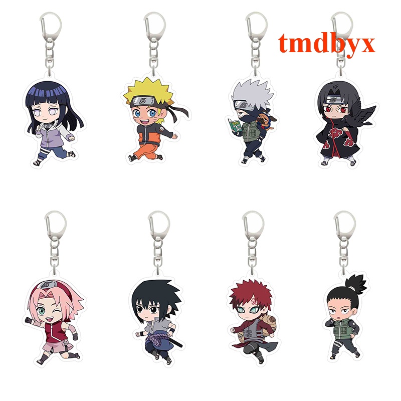 Tmdbyx Móc Khóa Sưu Tầm Naruto - Sasuke Itachi Kakashi Jirahya Sakura Hinata
