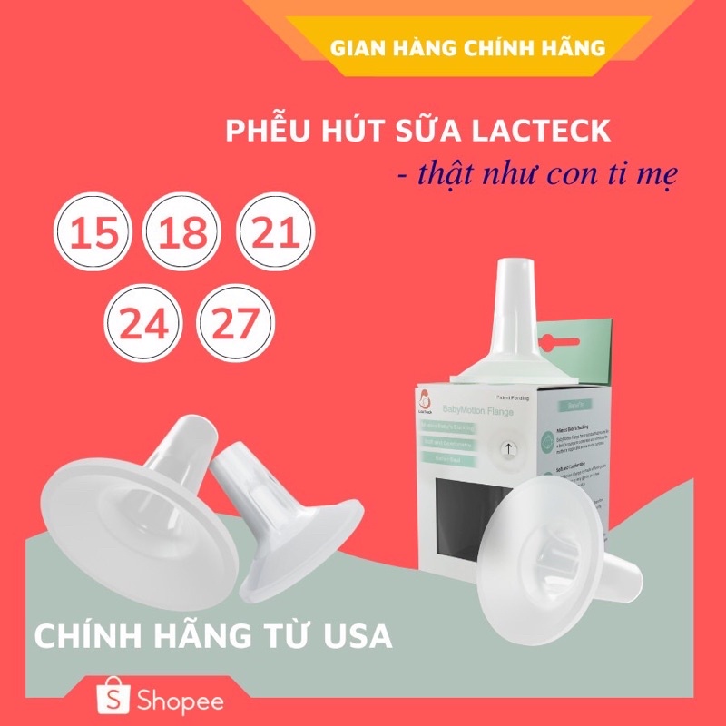 Phễu silicon lacteck nhập Mỹ chính hãng