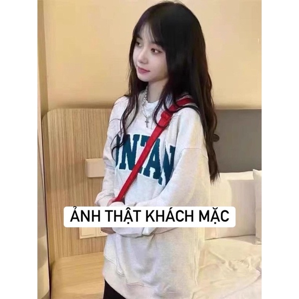 Áo Nỉ da ca thêu chữ nổi ONTAN