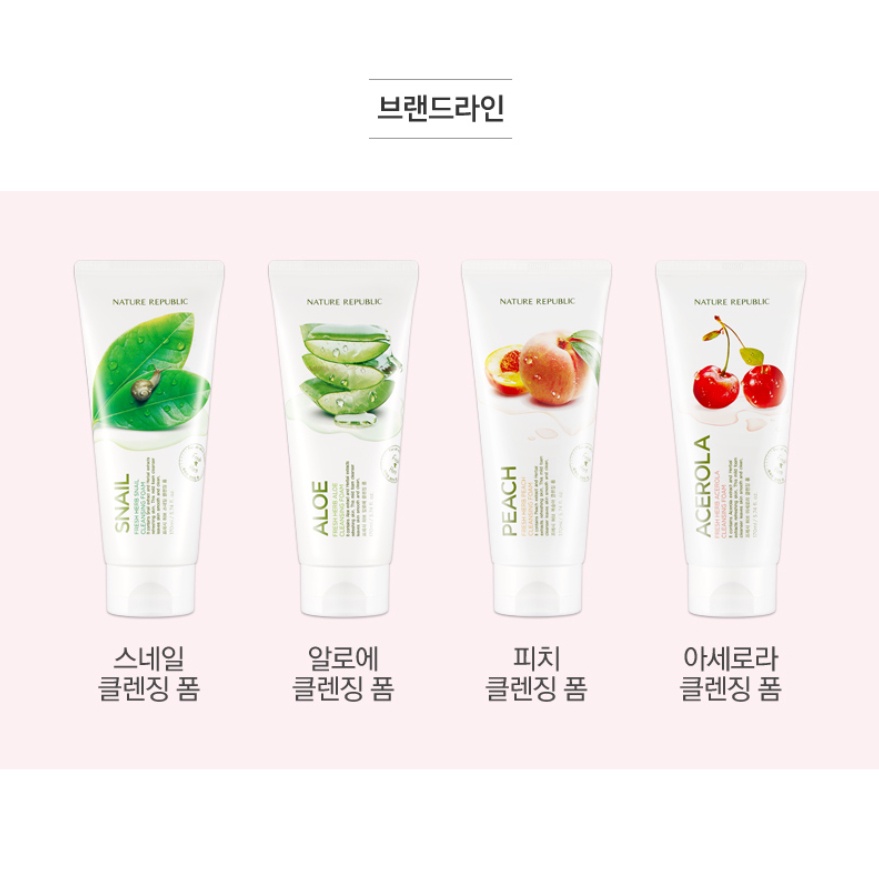Nature Republic Fresh Herb Cleansing Foam 170ml