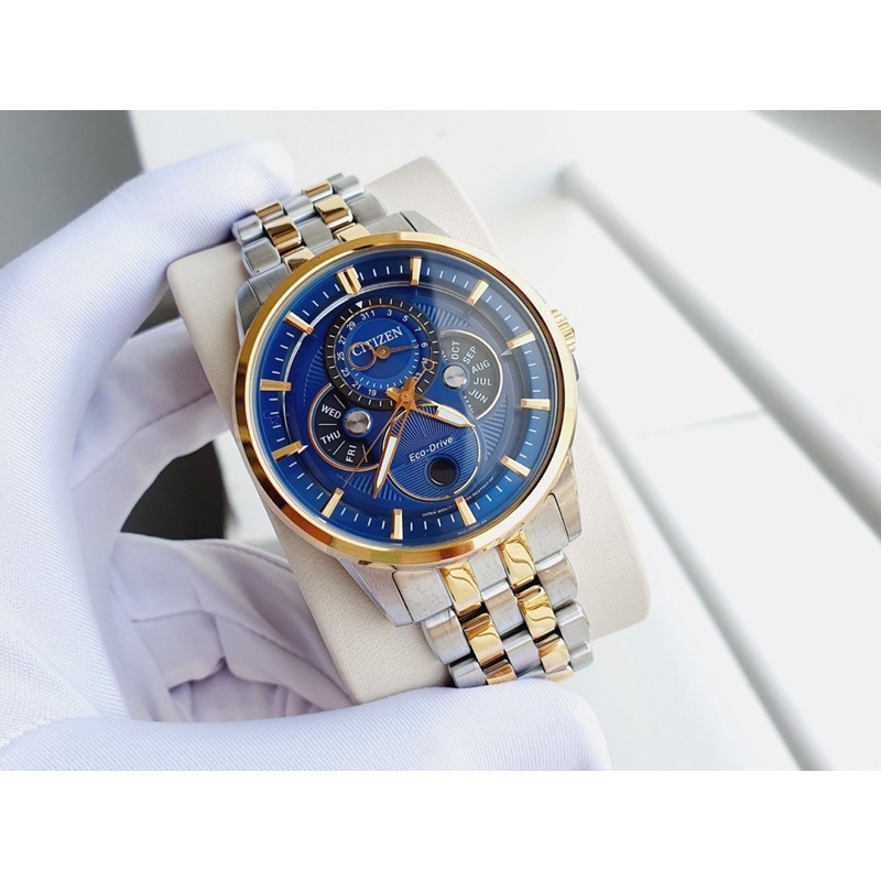 ĐỒNG HỒ NAM CHÍNH HÃNG Citizen BU0054-52L Eco-Drive MoonPhase