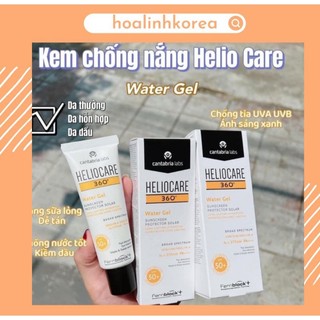 (Đủ bill) Kem chống nắng phổ rộng heliocare water gel