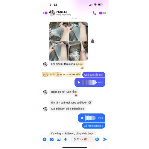 Tặng 1 Bột Tắm Kích Bong lần2 , 1Kem Kích Bong , 1 Set tắm trắng Cozy Milk