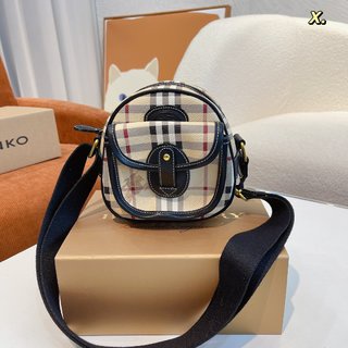 Túi Đeo Vai / Túi Xách / Túi Xách Mini Burberry Có Khóa Kéo Phong Cách Thể Thao Thời Trang