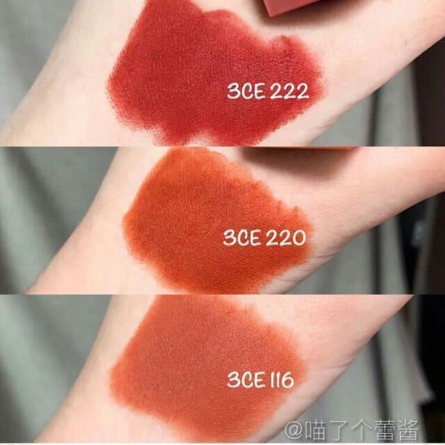 Son Thỏi Lì 3ce Matte Lip Color Màu #227 Benchmark Cam Đất