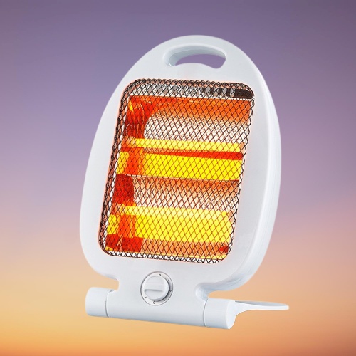 Quạt sưởi Đèn sưởi hồng ngoại hình cá 800w, có role an toàn