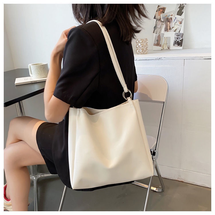 Túi Tote Đeo Vai Cầm Tay Đa Năng Sức Chứa Lớn Mẫu Mới 2021 Thời Trang Mùa Hè Cho Nữ