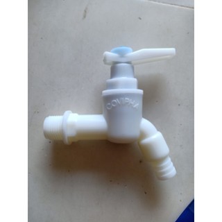 Vòi hồ nhựa ren phi 21 - vòi hồ nước - vòi rửa chén