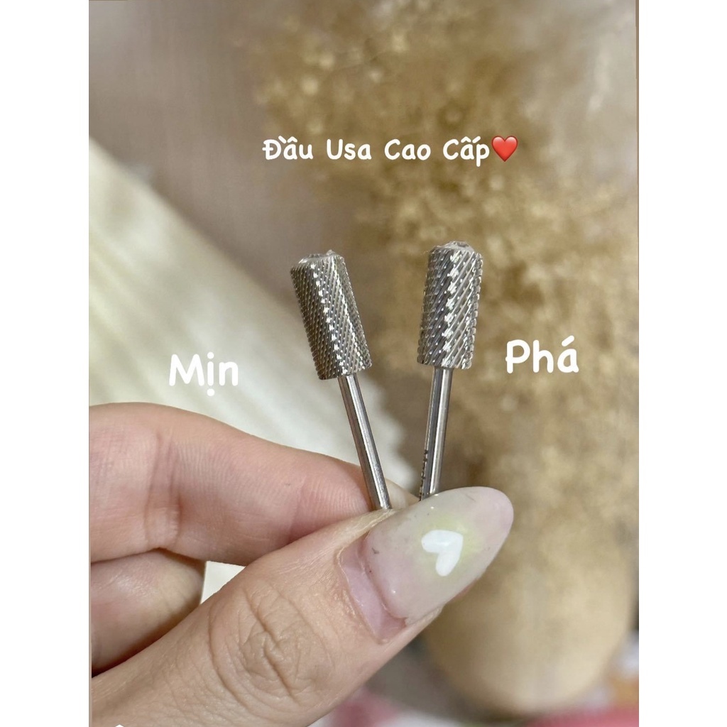 Đầu mài móng, đầu mài kim cương Size Mịn - Phá " Crystall Barrel