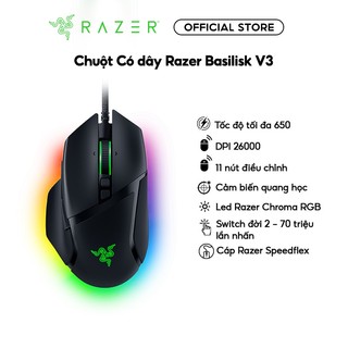 Chuột razer basilisk v3_rz01-04000100-r3m1