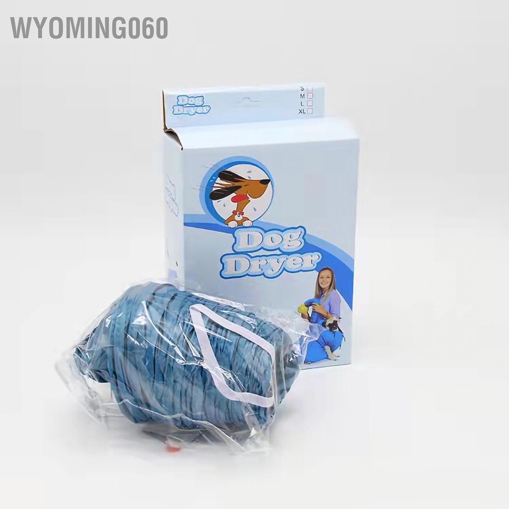 [Hàng Sẵn] Túi sấy vật nuôi Di động Miễn phí Làm khô nhanh Áo khoác làm cho chó vừa và nhỏ【Wyoming060】