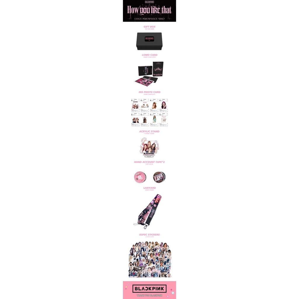 Hộp Quà Tặng Album Blackpink Độc Đáo